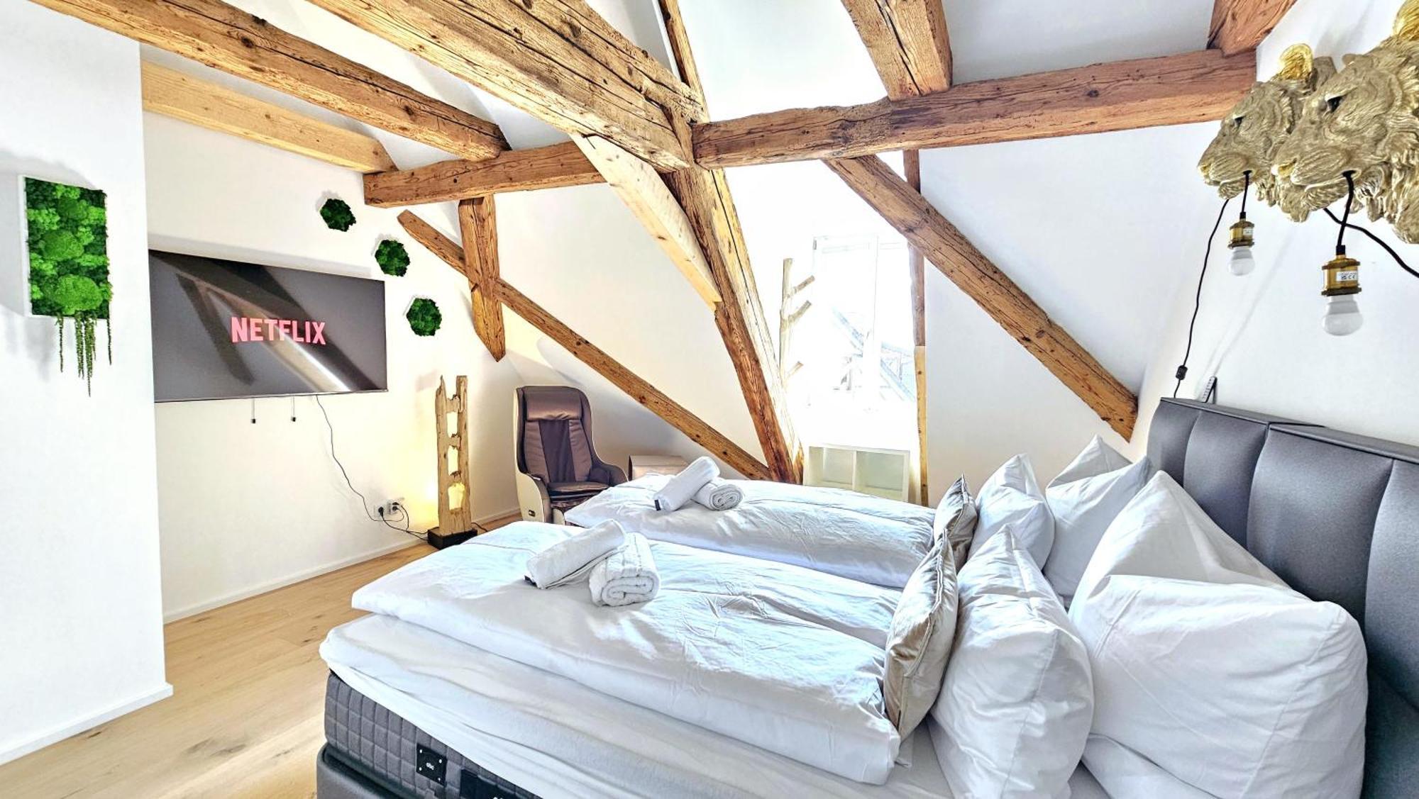 דירות מרקדורף Wood World Luxury - Massage - Bergblick - Tranpolin- Parken מראה חיצוני תמונה