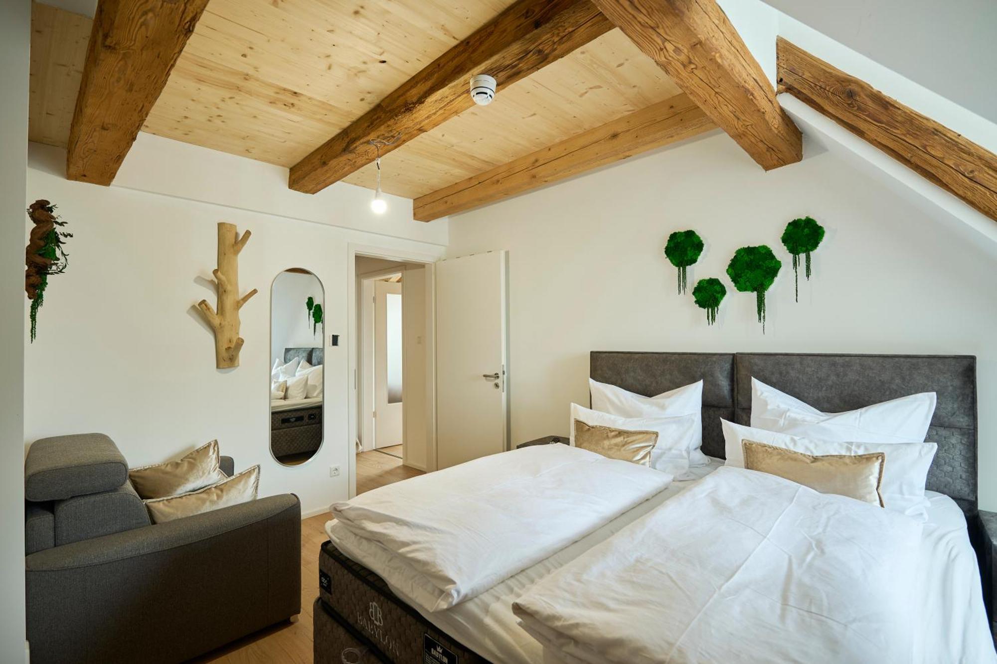 דירות מרקדורף Wood World Luxury - Massage - Bergblick - Tranpolin- Parken מראה חיצוני תמונה
